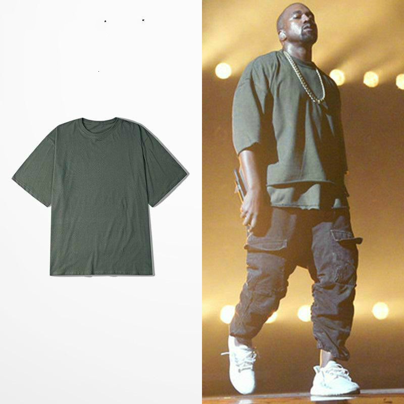 T-Vintage KANYE KANYE WEST T-shirts à moitié manches HIP HOP Vêtements T-shirt T-shirt Lovers Streetwear Trasher