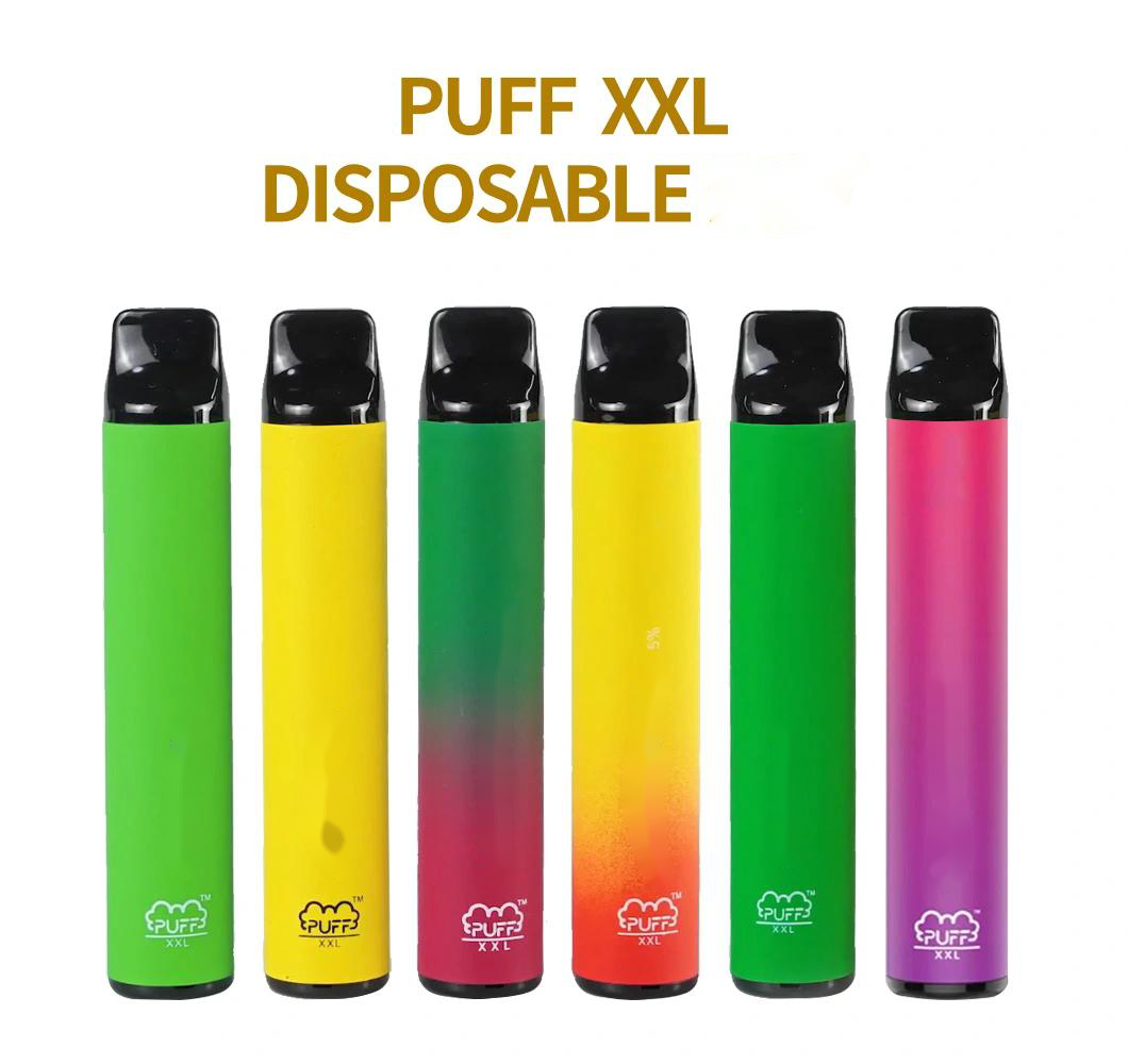 

Disposable Vape Pen Puff XXL Electronic Cigarettes 1600 Puffs PreFilled Pods Cartridge PK Air Bar Bang 2021