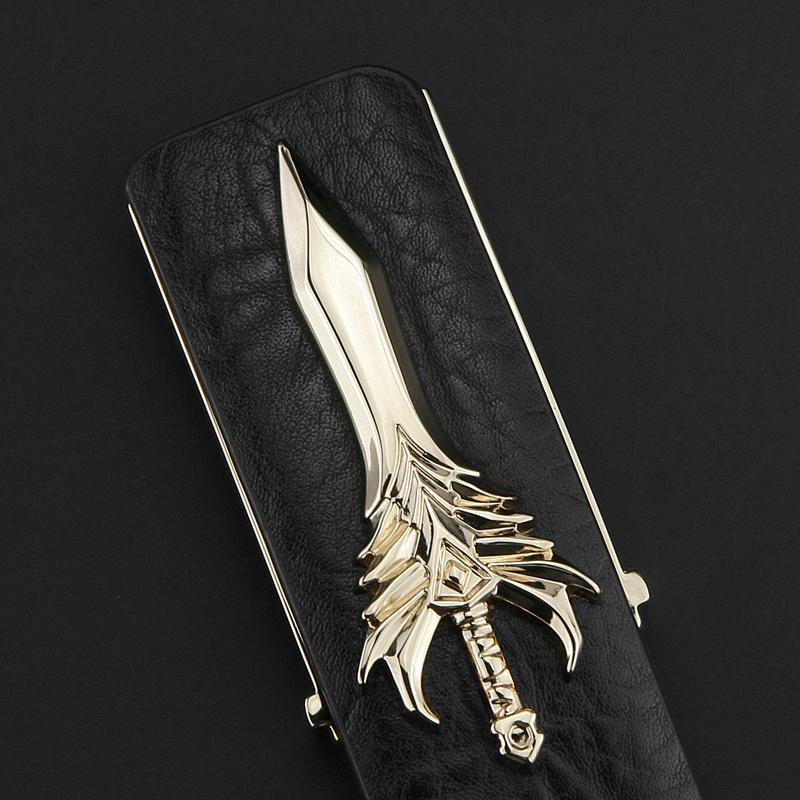

High Quality Personality Leather Belts Men Jeans Luxury Waist Strap Designer Fashion Casual Handsome Sash Belt, Black;brown