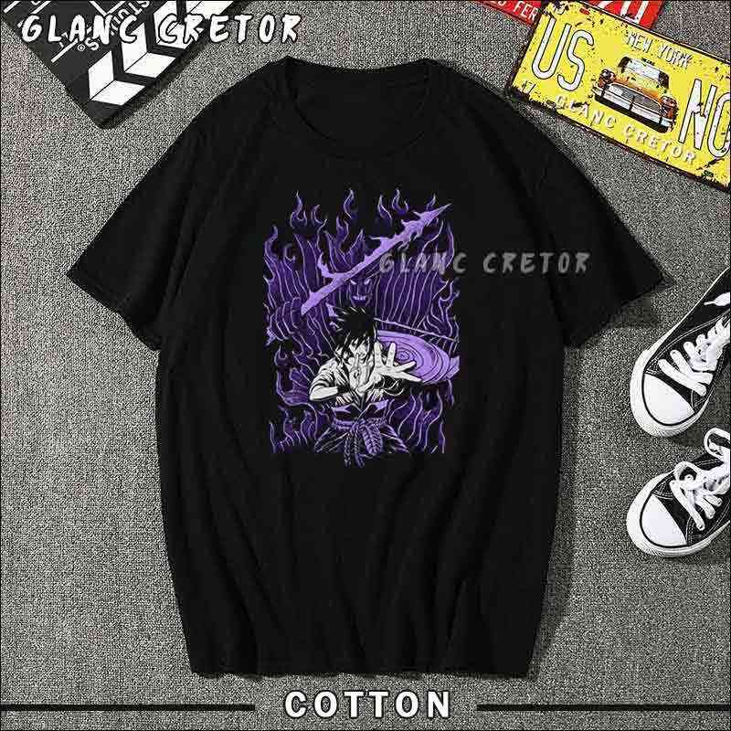 Summer Cotton T-shirt Kakashi Susanoo Tshirt Men Hip Hop T Shirt Anime Tees Harajuku Manga Printed Tee L260525-image-754936658