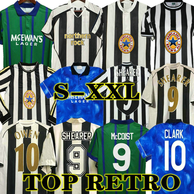 

SHEARER 97 98 99 05 06 Newcastle Retro SOCCER jerseys Vintage HAMANN PINAS 1984 95 1997 05 06 UNITED OWEN classic FOOTBALL SHIRTS 94 95 96, 97 99 home