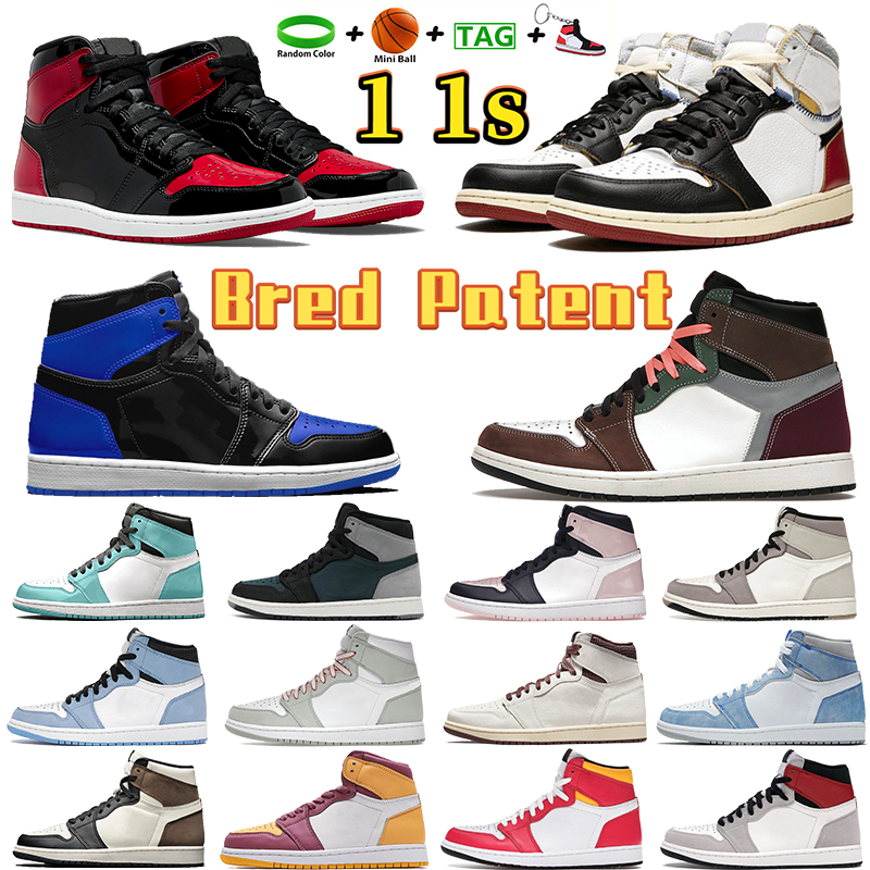 

Bred Royal Patent Aurora men 1 1s basketball shoes Hand Crafted Atmosphere fusion red Light Smoke Grey seafoam A Ma Maniere mens sneakers, Bubble wrap packaging