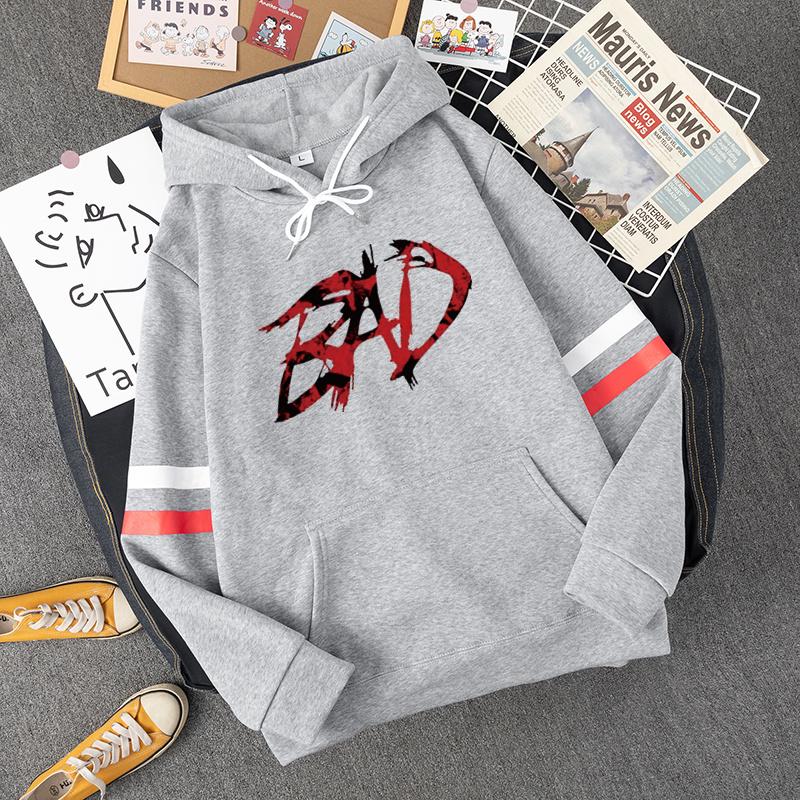 

Men's Hoodies & Sweatshirts 2021 Anime Letter Printed Hoodie, Brand Autumn And Winter Casual Hooded Long-sleeved Pullover Women's Hoodies., Black