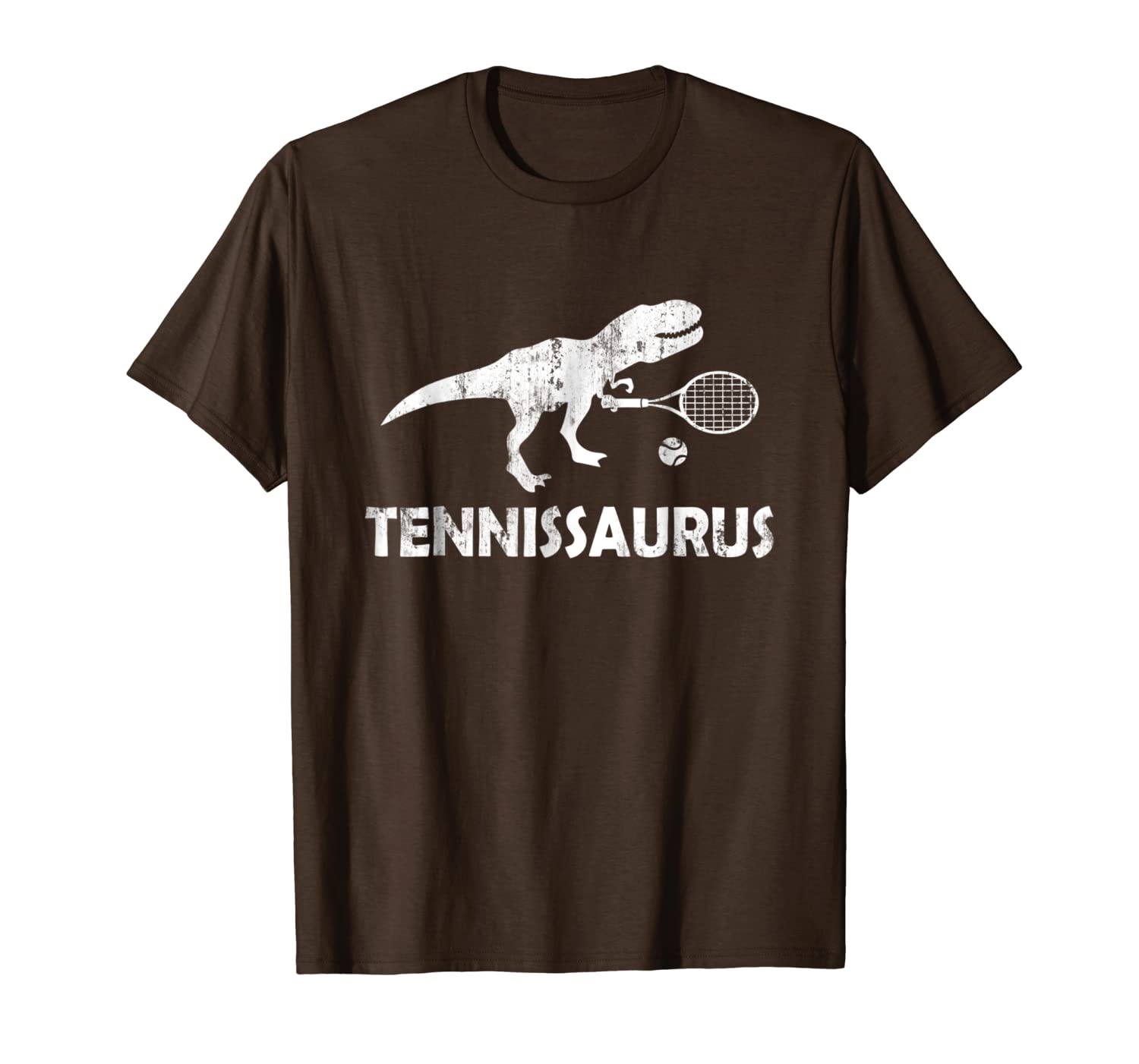 

funny tennis dinosaur t-rex tennis lovers t-shirt, White;black