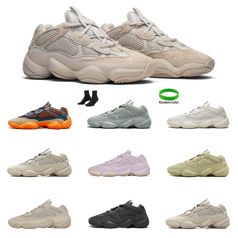 

2021 Kanye 500 Mens Running Shoes Enflam Soft Vision Bone White Black Blush Super Moon Yellow Salt Pink Men Women Sports Sneakers Trainers Size 36-45, 10