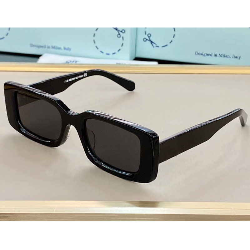 

OFF Mens or womens sunglasses 40004W designer Top high quality trendy black casual all-match full-frame glasses for vacation driving UV400 protective belt box