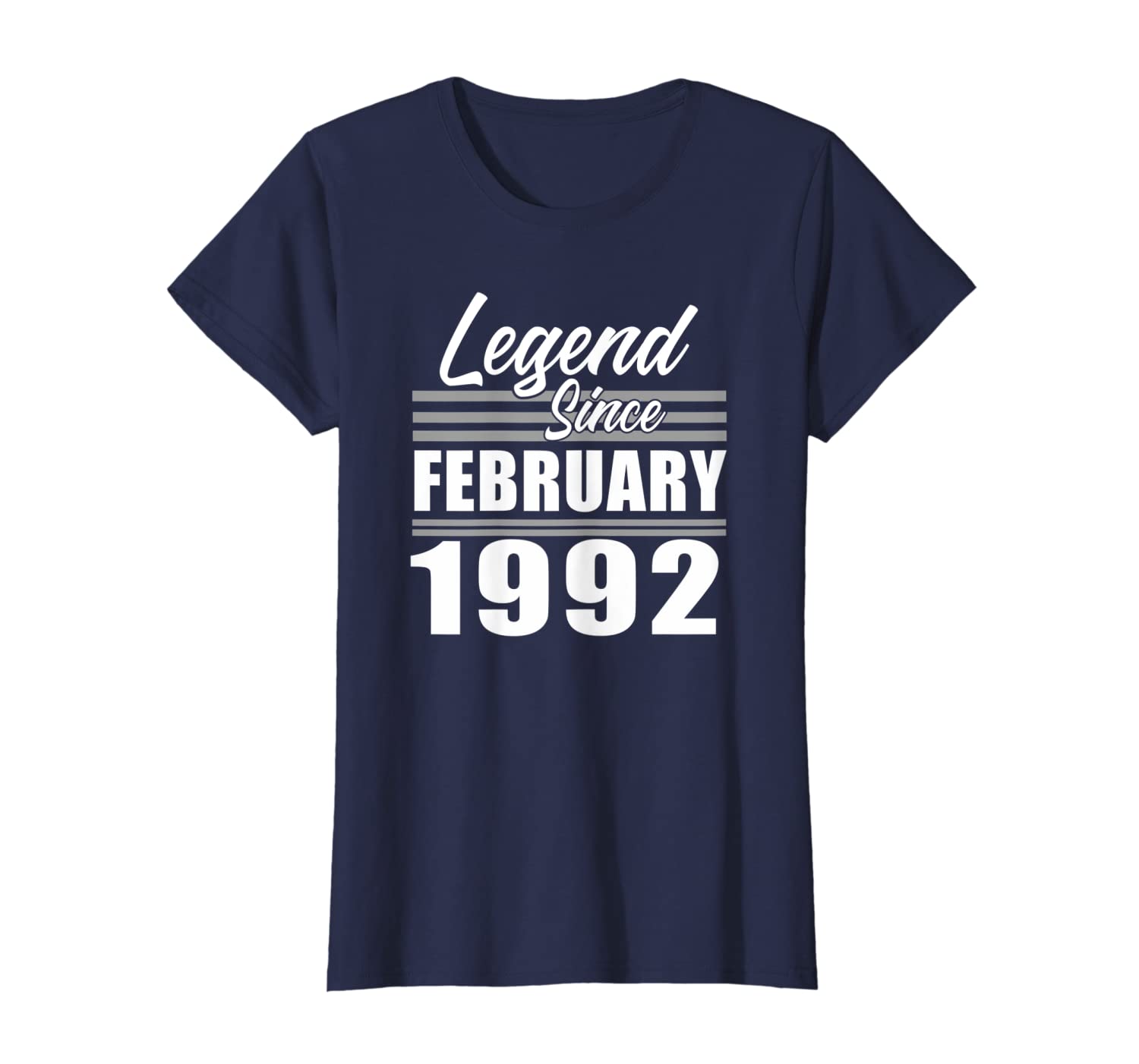 Womens Vintage FEBRUARY 1992 Level 28 Unlocked Video Gamer T-Shirt-image-699562384