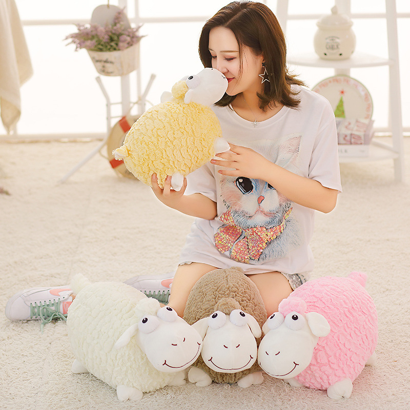 

Simulation small sheep doll plush toy long mouth sheep lamb pillow doll gripper doll children's birthday gift