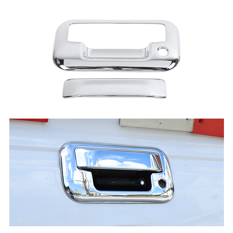 

ABS Rear Door Tailgate Bowl Trim Dcoration Accessories for Ford F150 2009-2014 Chrome