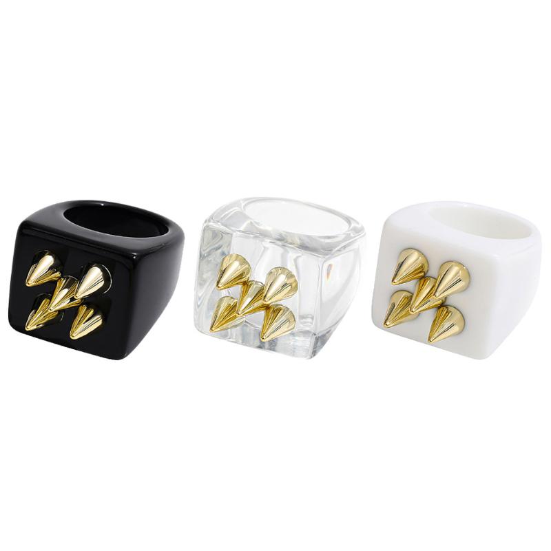 

Keychains 3Pcs Stylish Decorative Ring Simple Versatile Novel Finger Jewelry