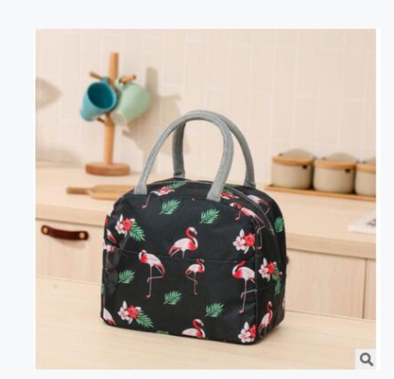 

2021 Portable Lunch Bag Thermal Bags Insulated Lunch Box Cooler bag for women Convenient Tote Food Bags for work