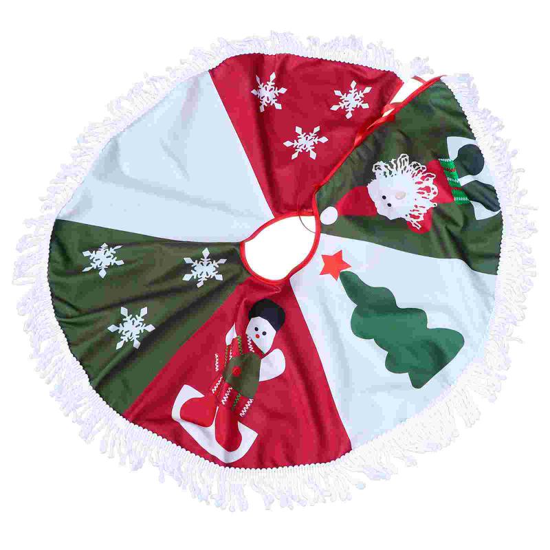 

Christmas Decorations 1Pc Lovely Tree Floor Skirt Xmas Apron Holiday Party Ornament