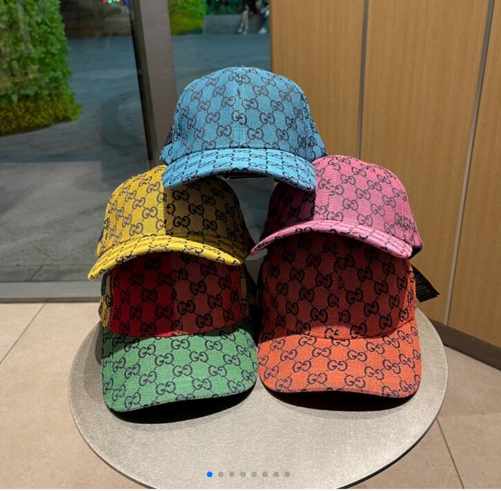 

2021 Fashion Multicolor Ball Caps Fashion Street Baseball Cap for Man Woman Adjustable Hat 4 Season Hats Beanies Top Quality