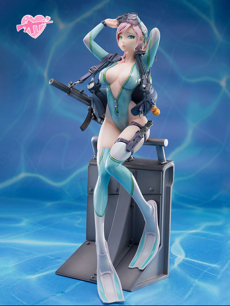 

Dam Toy After-School Arena Third Shot All-Rounder Froglady Aegir PVC Action Figure Anime Figures Model Toys Sexy Doll Gift X0503, No retail box
