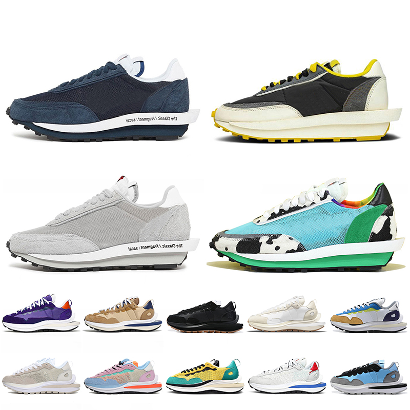 

Luxury Designer Womens Mens Sacais Casual Shoes Fragment Design LDV Waffle Blue Void Wolf Grey Chunky Dunky Breathable Vaporwaffle Jogging Trainers Sneakers, C32 bright citron 36-45