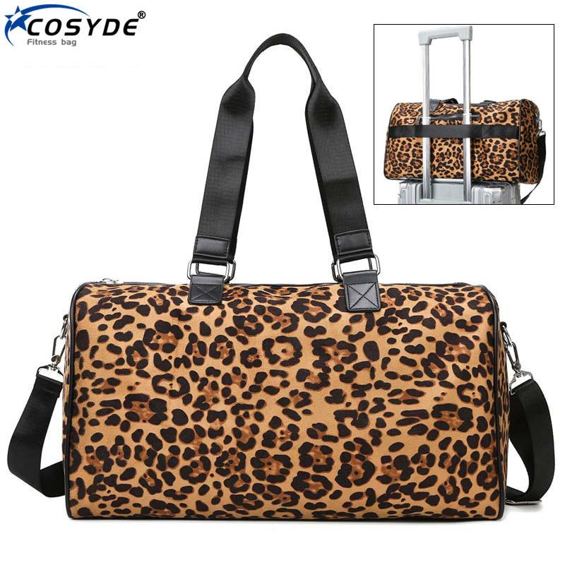 

Cosyde Top Quality Gym Bag Leather Lady Travel Luggage Bag Shoes Pocket Sports For Women Fitness Shoulder Tas Gymtas