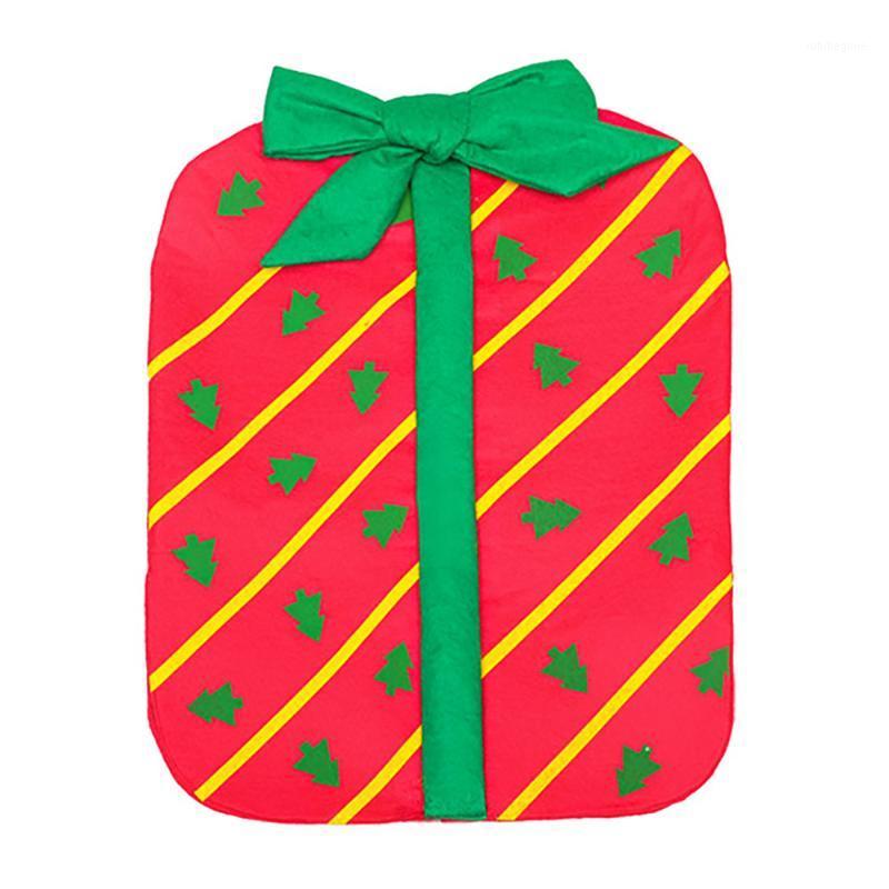 

Chair Covers 1PC Christmas Red Gifts Cover Dining Seat Home Party Decor Restaurant Cute Festival Decoration