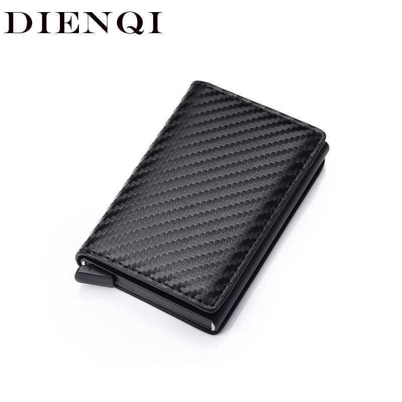 

Anti Thief Rfid Credit Card Holder Smart Minimalist Wallet Pocket Men Women Slim Cardholder Bank Cash Creditcard Case Bag israel, Brown;gray