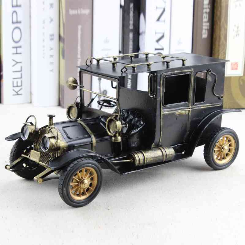 

Tin classic car model metal crafts photography coffee bar home furnishings