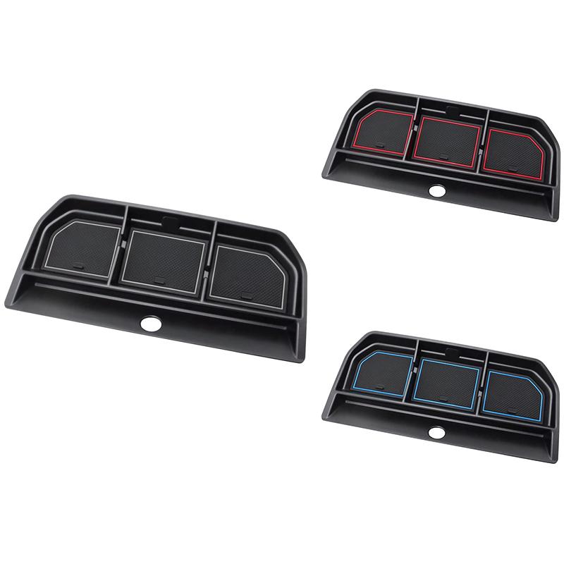 

Car Organizer Dashboard Storage Box For F150 2021 Accessories Center Console Tray Anti-Slip Dash Mounted Holder