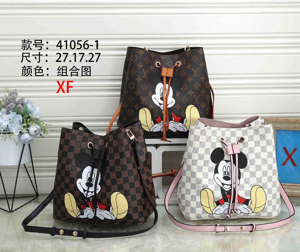 

F4 Designer Bags Wallets LVLouisVutton GGYSLVitton Bucket Bag shopping bag handbags High quality women shoulder bags, Red;black