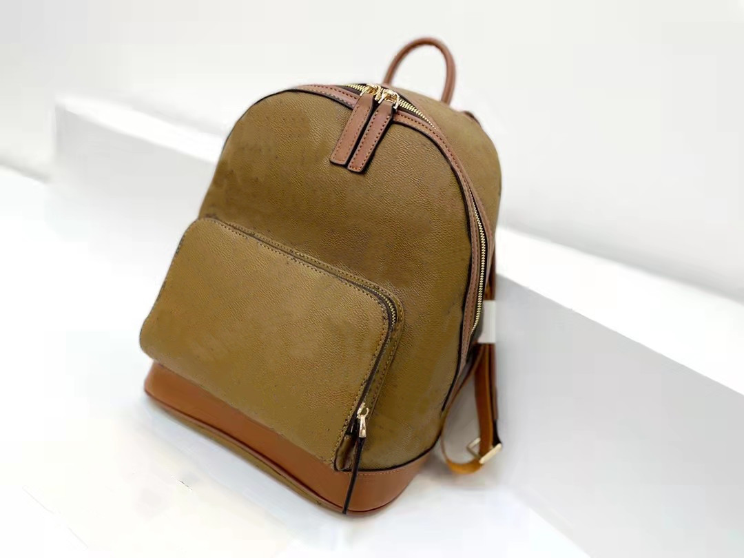 

Backpack Girl Handbag Color Contrast with Old Flowers School Bags for Women Teenage Girls Handbags Luxury Designer Canvas Travel Backpacks, Customize