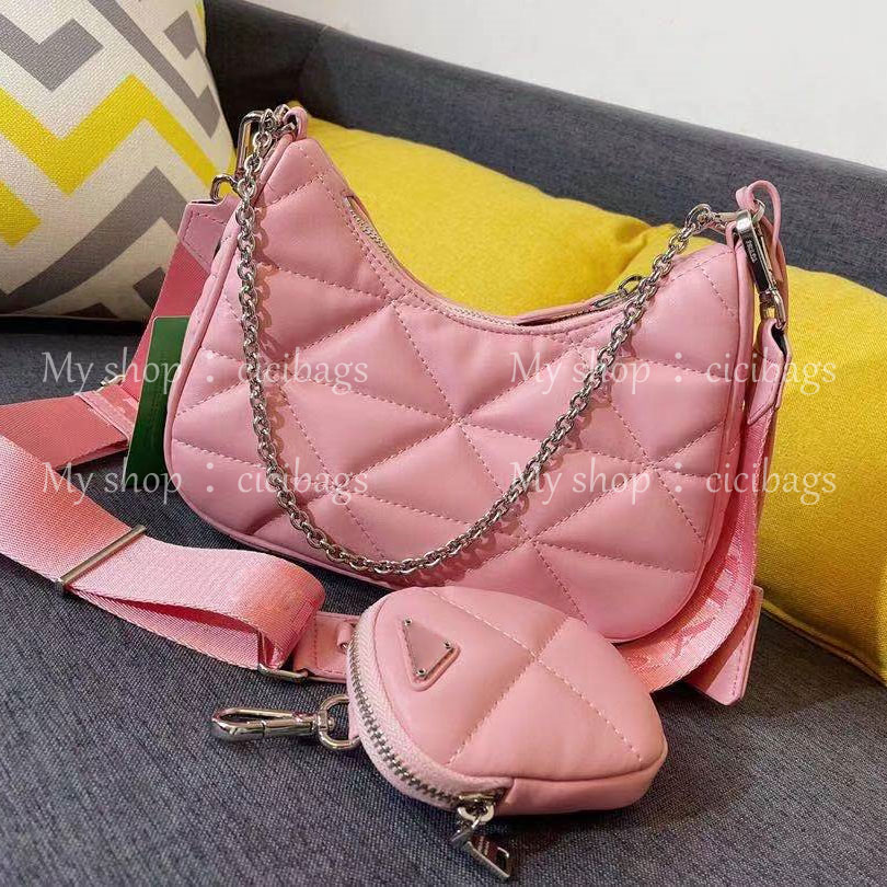 

designer luxurys shoulder bags women Crossbody bag Hobo Handbags purses tote Hobo Shoulder Bag Purses wallet Pink Black Messengers