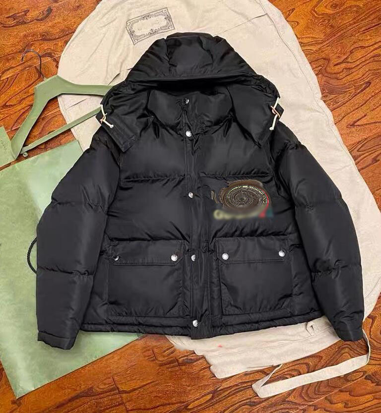 

2021 top down jacket fashion casual luxury white duck down jacket outdoor sports thick coat high quality down jacket US SIZE, Black