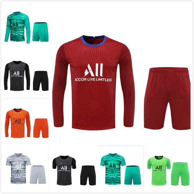 

20 21 Paris Goalkeeper GK Goalie Soccer Jersey 16 Sergio Rico Keylor Navas 1 Nicolas Douchez Alphonse Areola Football Shirt adult Kits, White