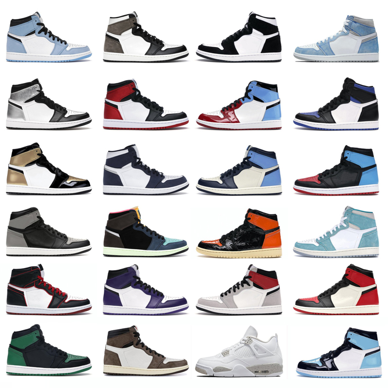 

Outdoor Shoes men women 1s High OG jumpman 1 mens University Blue Hyper Royal Mid Light Smoke Grey Chicago Dark Mocha Twist, As shown 11
