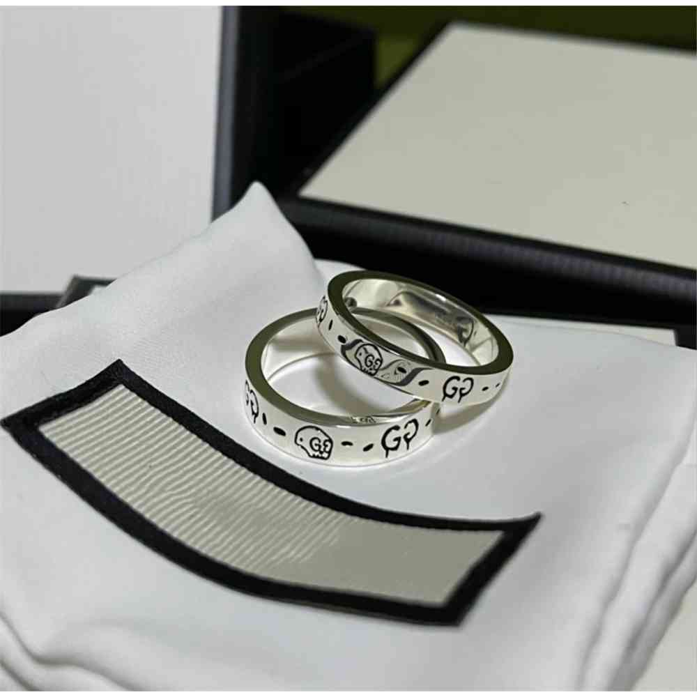 

70% Off Outlet Online imp ring Ghost Skull Ring elf couple Tanabata gift store wholesale