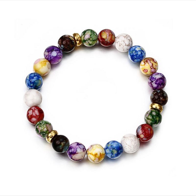 

Beaded, Strands Men Jewelry 8mm Naturalc Men's Creative Beaded Bracelet