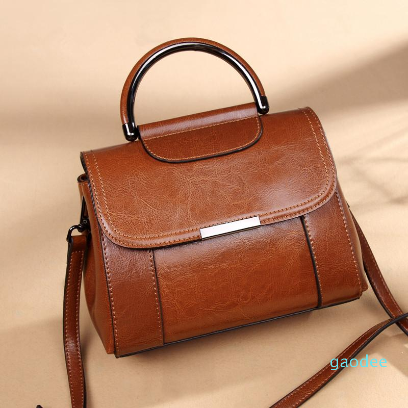 

Brown Luxury Designer Handbag Delicate Elegant Shoulder Bag Leather Multi-Function Fashion/Leisure/ Business Women's Waist Bags, Black