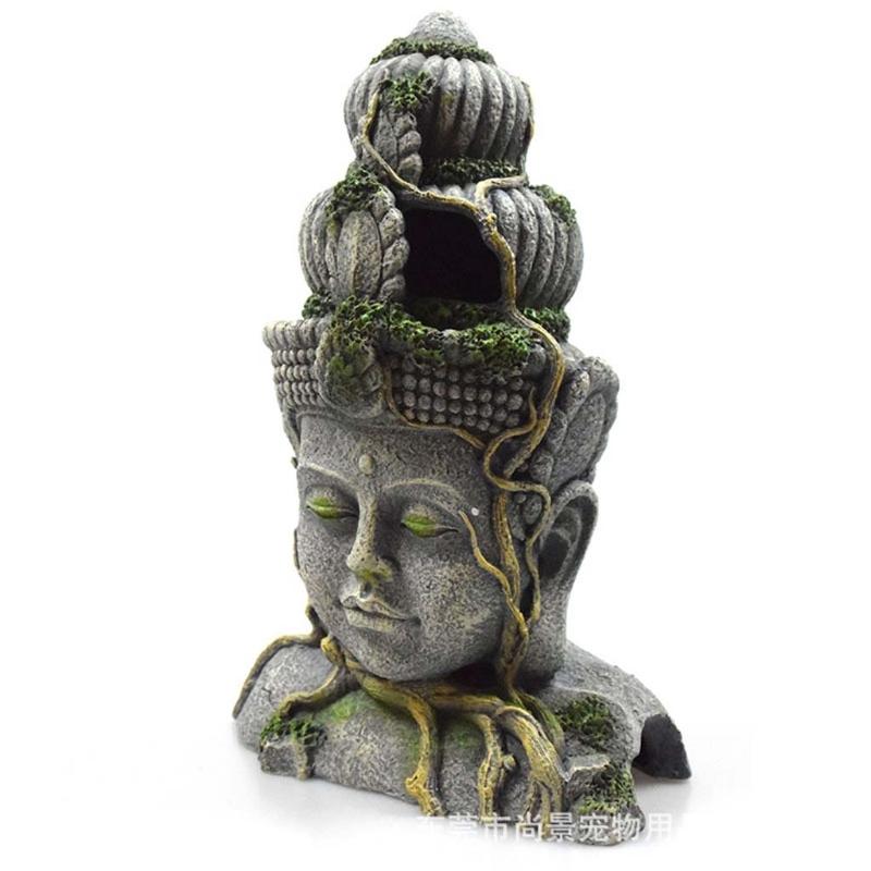 

Guanyin Bodhisattva Statue Fish Tank Landscaping Ornament Simulation Crafts Decorations