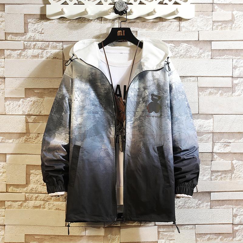

Men's Jackets Harajuku Style 2021 Spring Autumn HIP HOP Streetwear Cardigan Zipper Up Jacket Brand Baseball Clothes OverSize 5XL 6XL 7XL, Black;brown