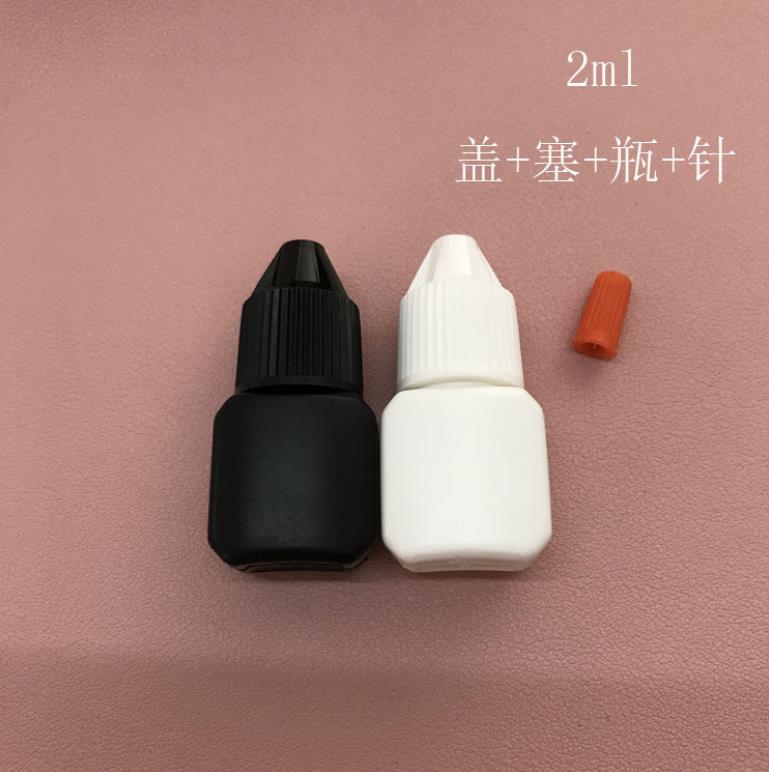 

Others Apparel 2-4ml E-Cig E-liquid Bottle Eyelash Glue Empty Plastic UV Gel 5g Bottle With Childproof Cap