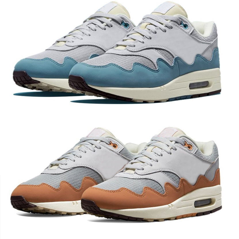 Nike air max 1 airmax Hommes Chaussures de course 1S Brown Acid Blow Elephant Amsterdam Evergreen Aura Hyper Hommes Hommes Femmes Formateurs Spor