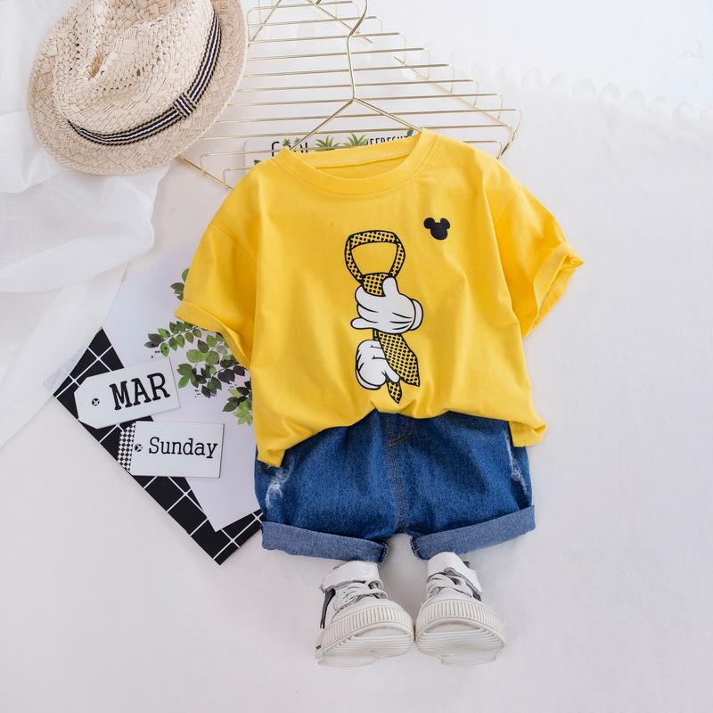 

Clothing Sets Keelorn Toddler Baby Cartoon Clothes Set Fashion Summer Casual Lightweight T-shirt And Pants Kids Matching, White