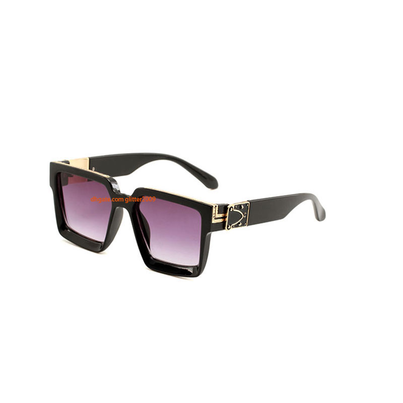 

High Quality Luxury Womans Sunglasses Fashion Mens Sun glasses UV Protection men Designer eyeglass Gradient Metal hinge eye women nglasses w, White;black