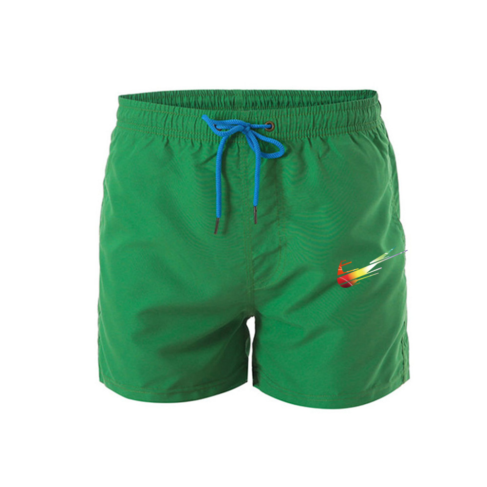 

Summer men's solid color beach pants cross-border fashion shorts big pants three-point pant designer casual clothes, Purple