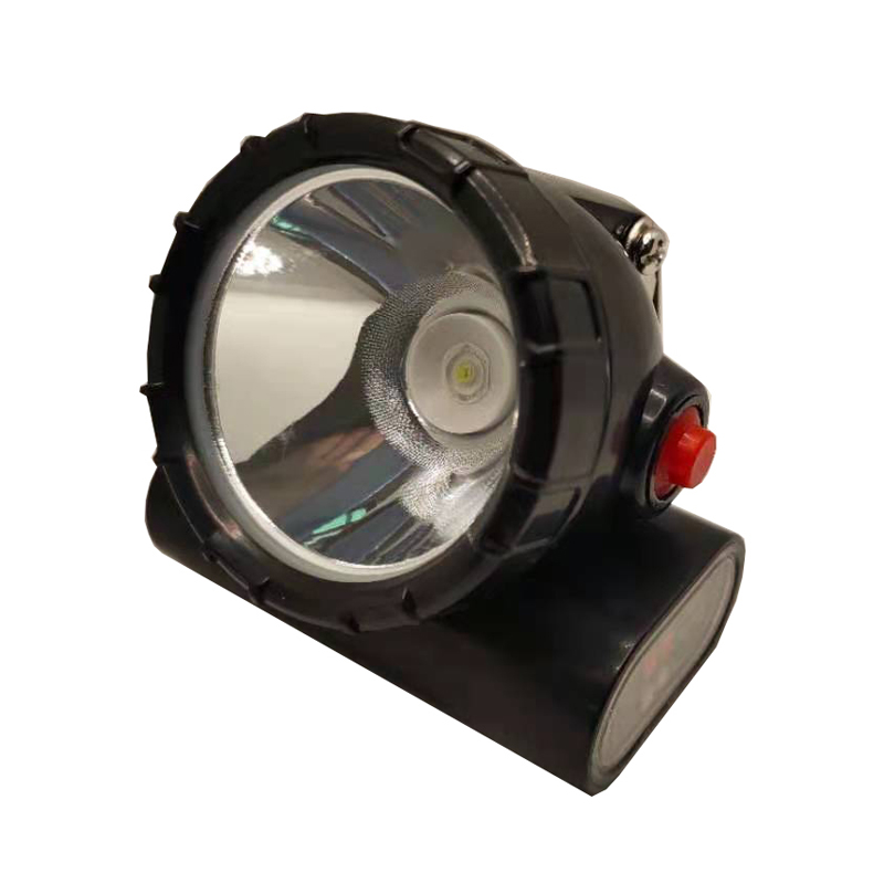 KL5LM Wireless LED Mining Headlamp Safety Miner Cap Lamp With Strobe Red Blue Light for Fishing Hunting Riding Outdoor Adventure-image-721366647