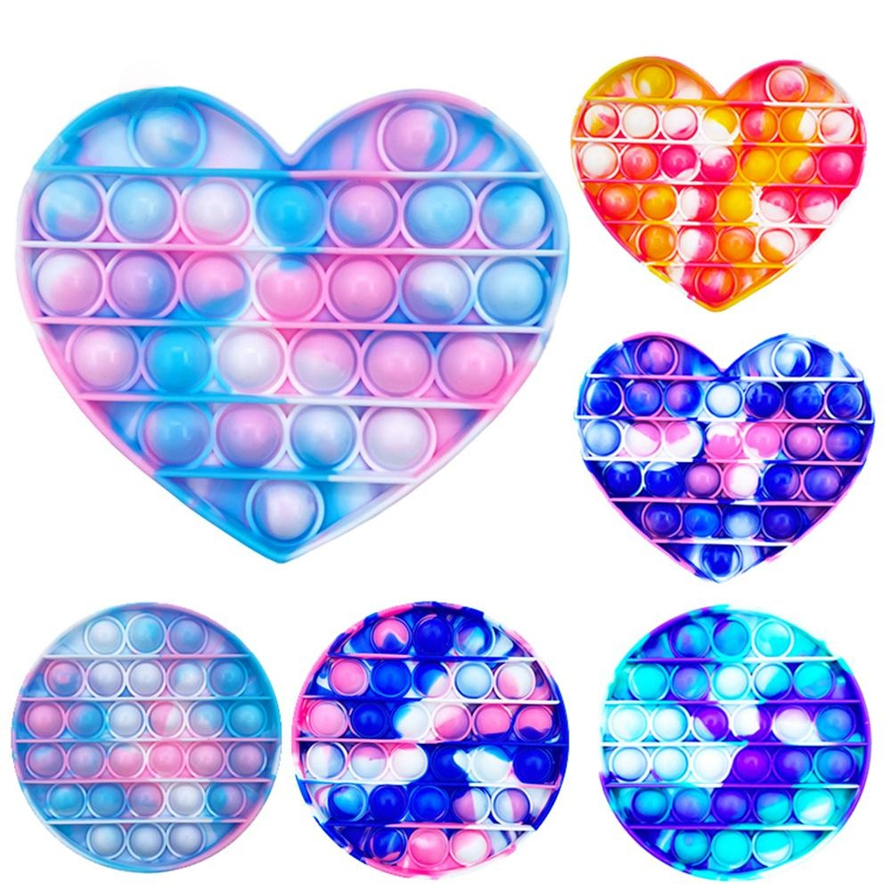 

Push Bubble Sensory Pop It Fidget Toy Box Squishy Figet Stress Reliever Toys Adult Child Funny Anti Stress Popit Reliver Poppit