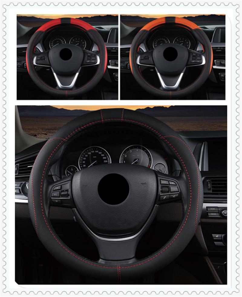 

Steering Wheel Covers 2022 Auto Cover 38CM Car Interior Accessories For Kia Soul Forte5 Cadenza Telluride Pro Venga