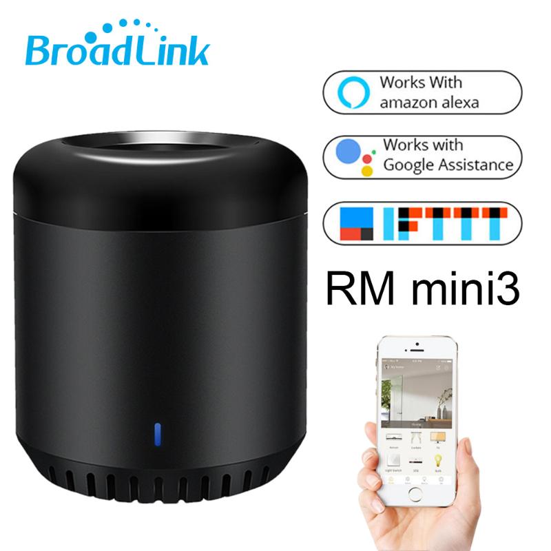 

Smart Home Control Broadlink RM Mini3 Universal Intelligent WiFi/IR/4G Wireless Remote Compatible With Alexa Google For