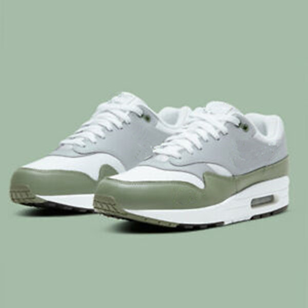 

Fashion Tennis Running Shoes Maxs 1s cushioned Run SNKRS PRM White Spiral Sage Grey Green retro runner shoe Mens streetwear Trendy Leisure Sneakers
