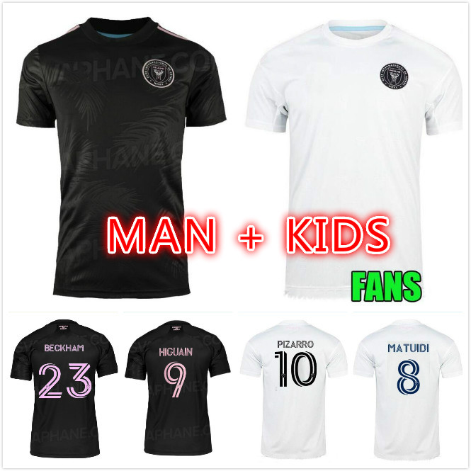 

mls 2021 2022 Inter Miami soccer jerseys home away BECKHAM 21 22 PIZARRO FIGAL Matuidi Higuain men kids kit FOOTBALL Uniforms player version, Wine red