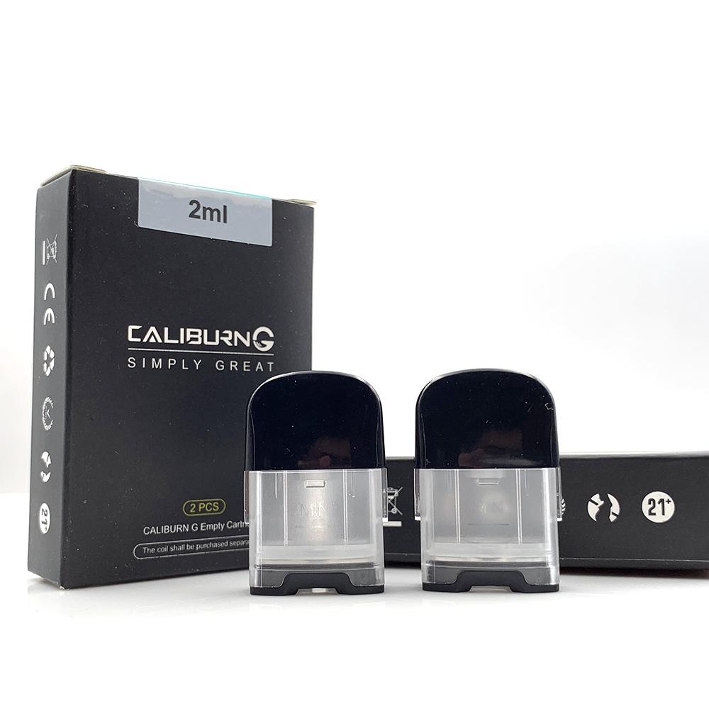 

100% Original Caliburn G Pod Cartridge 2ml E-Liquid Capacity fit UN2 Mesh Coil for Pod System KOKO Prime Vape Pen Kit E Cigarette Replacemen