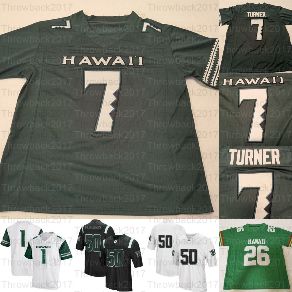 

Custom Hawaii College Football Jerseys 13 Cole McDonald 26 Miles Reed 6 Cedric Byrd II 23 Jared Smart, White iv