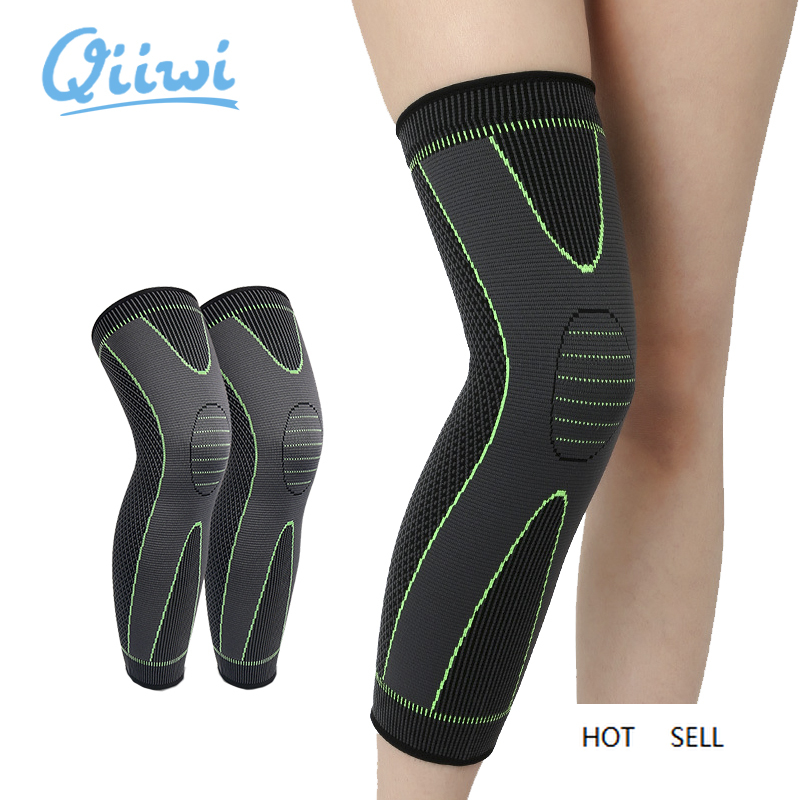 

Elastic Lengthen Stripe Sports Brace Cycling Running Workout Gym Sports Knee Pad Support, Mode1-1pc
