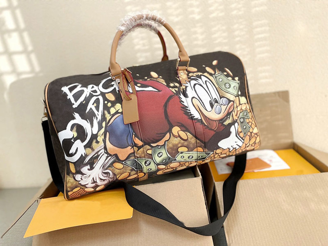 

2021 New Cartoon Travel Bag Fashion Casual Handbag Large Capacity Shoulder Bag
